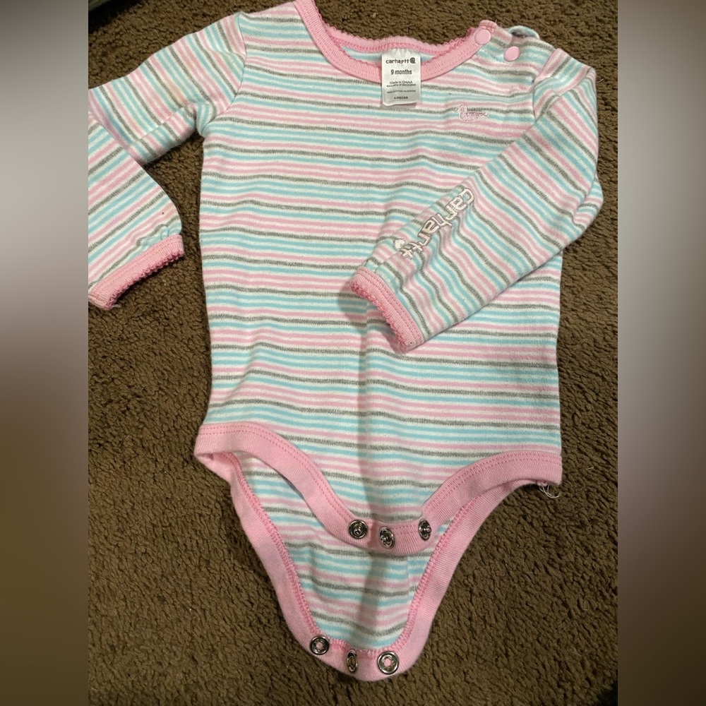 Carhart baby onesie